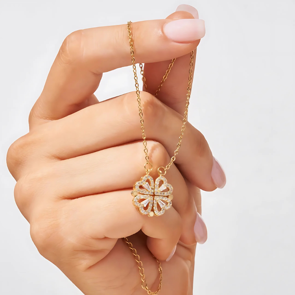 TRÉBOL ETERNO | COLLAR MAGNÉTICO ❤️🍀