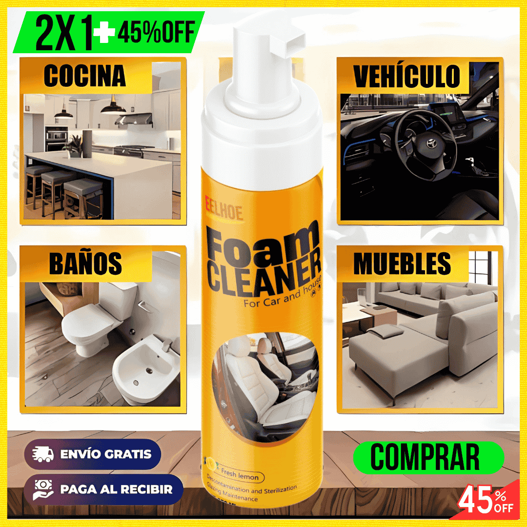 "¡ADIÓS MANCHAS CON CLEANFORCE! 🚀 ELIMINACIÓN INSTANTÁNEA."