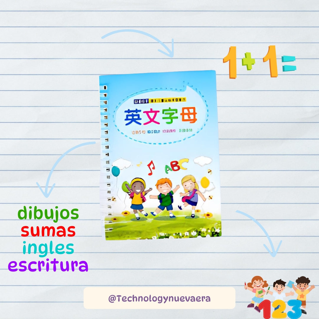 Libros de caligrafia X4 Unidades