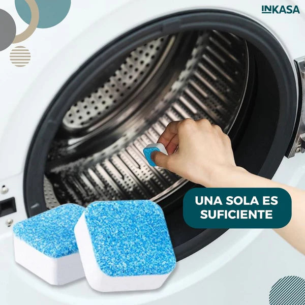 LAVADORA LIMPIA CON 1 TABLETA – PACK x12 EN OFERTA