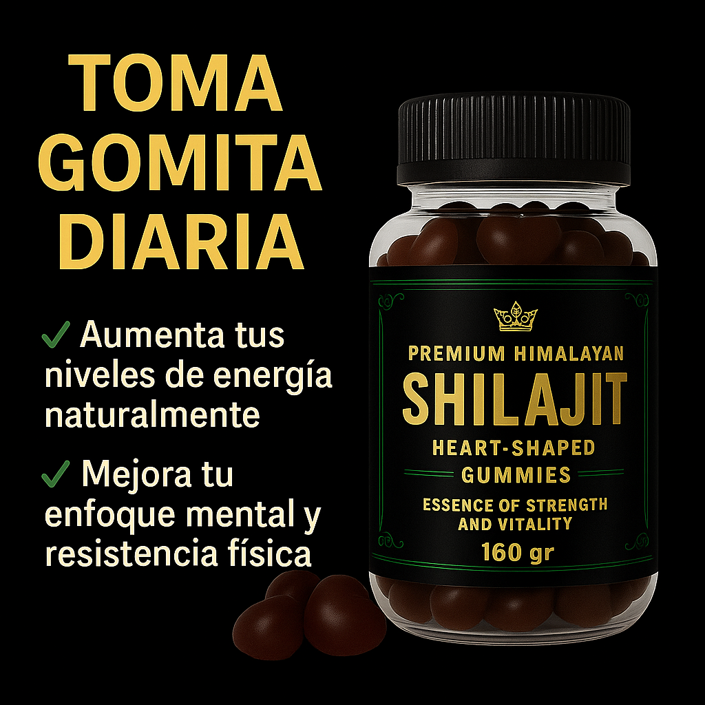 Shilajit Goomies | 💥 Recarga tu mente y cuerpo con cada gomita