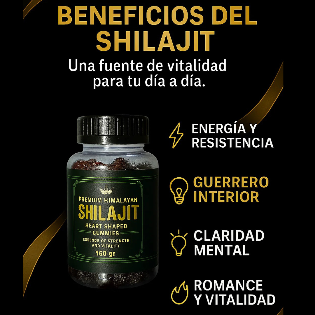 Shilajit Goomies | 💥 Recarga tu mente y cuerpo con cada gomita