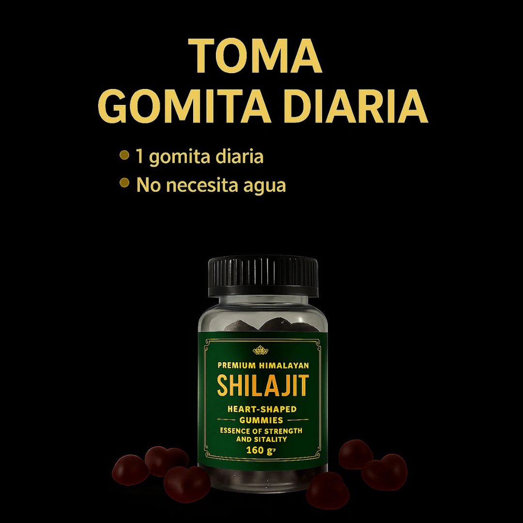 Shilajit Goomies | 💥 Recarga tu mente y cuerpo con cada gomita