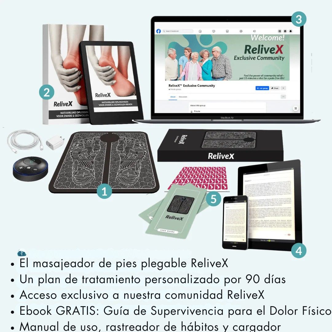CLAVE DEL ALIVIO: RELIVEX – PIES DESCANSADOS EN 15 MINUTOS