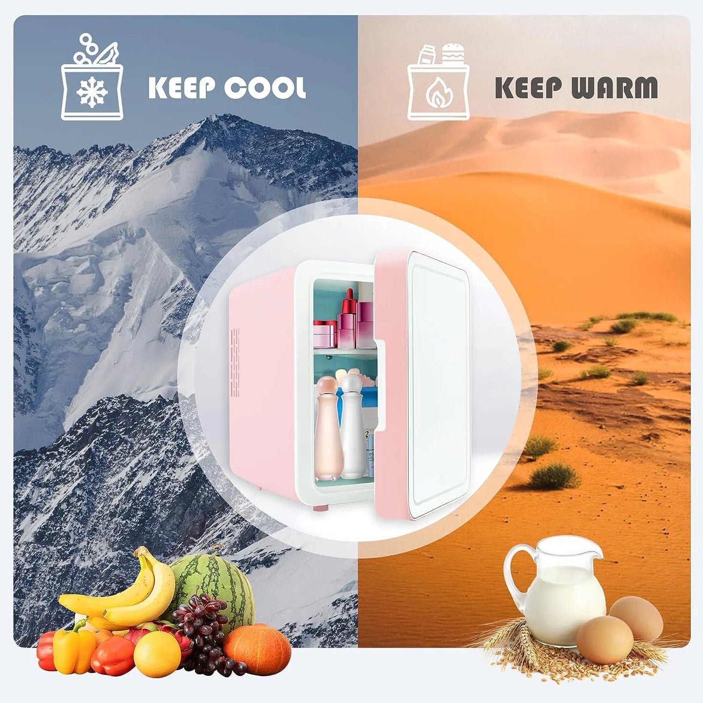 MINI FRIGO SEMOOR 2 EN 1: ENFRÍA Y CALIENTA AL INSTANTE