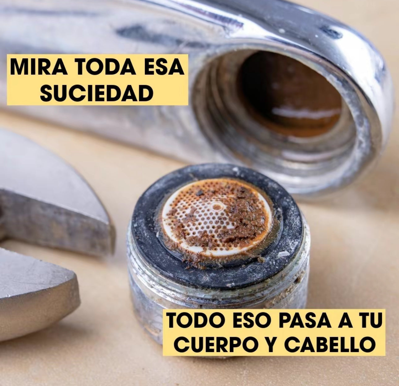 FILTRO DE DUCHA 18 NIVELES + REPUESTO GRATIS – 6 MESES DE GARANTIA