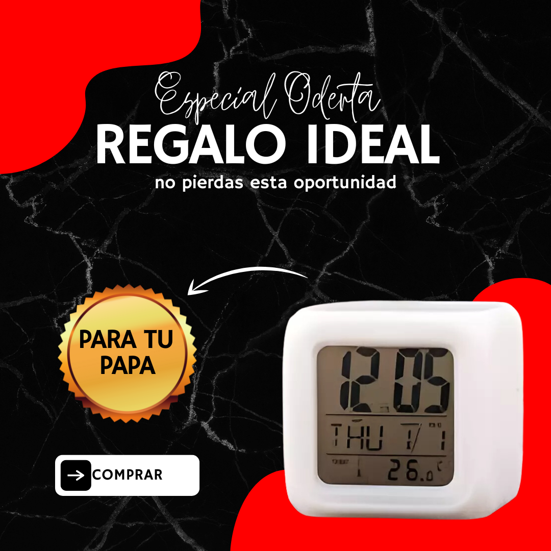 Cubo Despertador Led