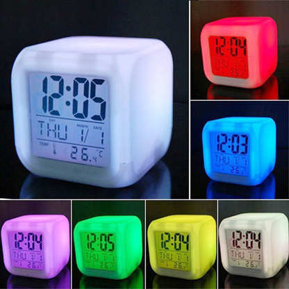 Cubo Despertador Led