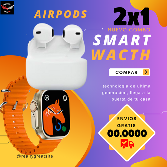 Reloj X8/Airpods