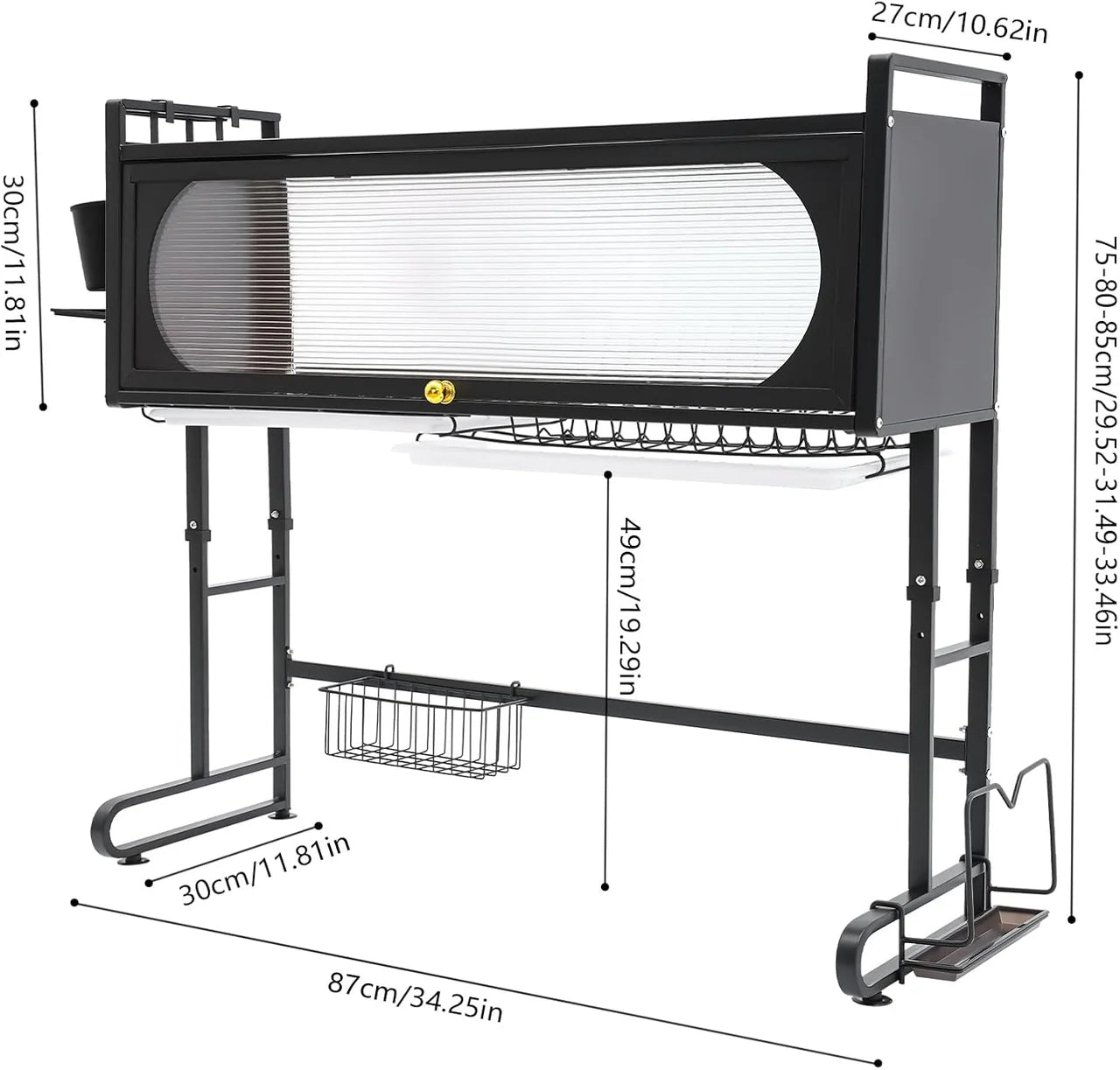 ESCURRIDOR DE PLATOS — SECADO RÁPIDO