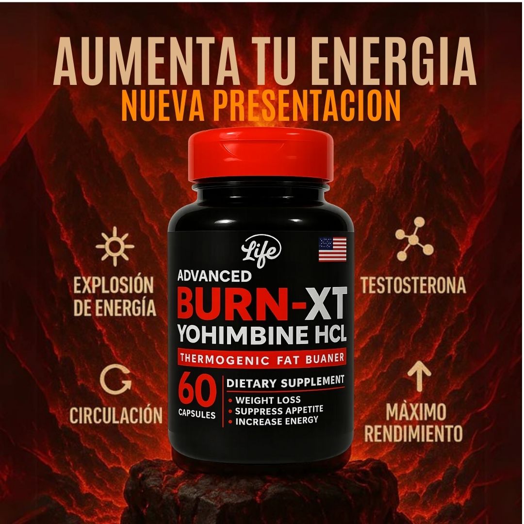 🔥 BURNXT – ENERGÍA, VITALIDAD Y POTENCIA EN CÁPSULAS