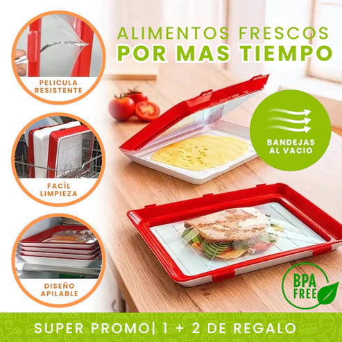 ¡CONSERVA FRESCO Y AHORRA DE VERDAD! – BANDEJA SELLADORA AL VACÍO