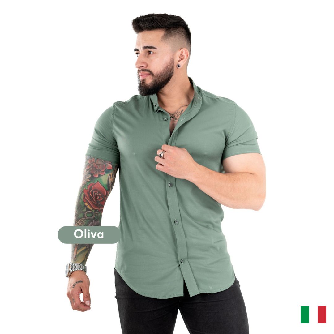 AZZARO CAMISA CHALÍS SLIM FIT – FRESCURA PREMIUM