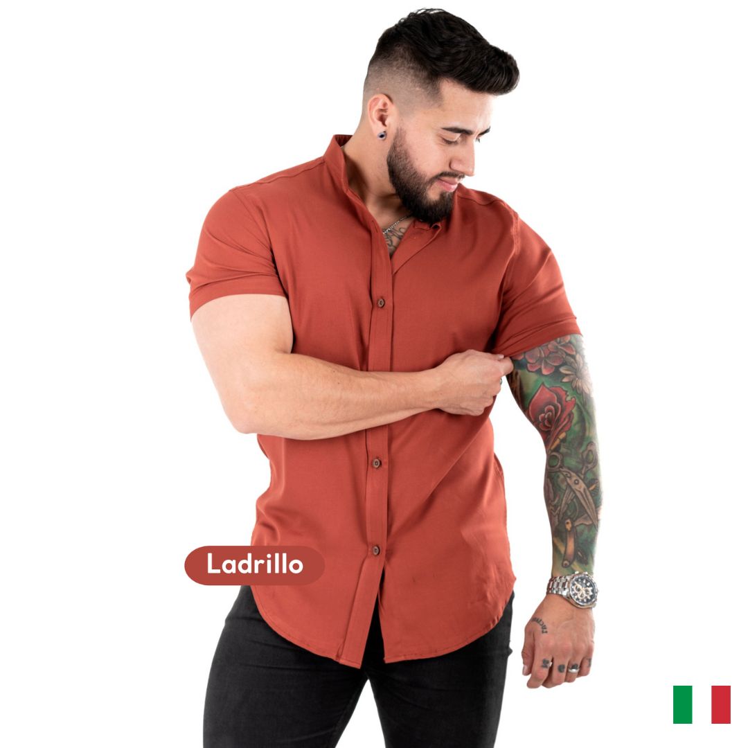 AZZARO CAMISA CHALÍS SLIM FIT – FRESCURA PREMIUM