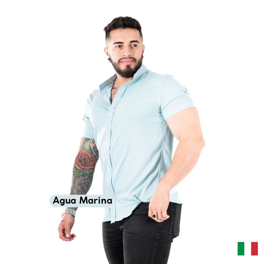 AZZARO CAMISA CHALÍS SLIM FIT – FRESCURA PREMIUM