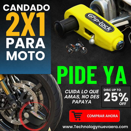 🔒🚨Candados de Seguridad para tu Moto