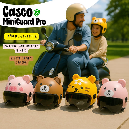 MINIGUARD – CASCO SEGURO Y CÓMODO PARA PROTEGER A TU HIJO EN CADA VIAJE