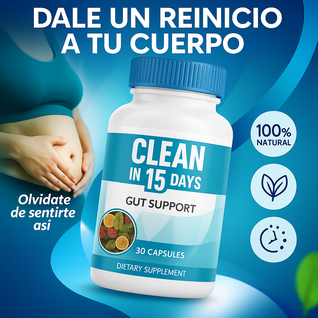 Clean15 Limpieza Completa Estomacal en 15 días
