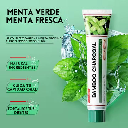 ¡DIENTES MÁS BLANCOS DESDE EL PRIMER CEPILLADO!