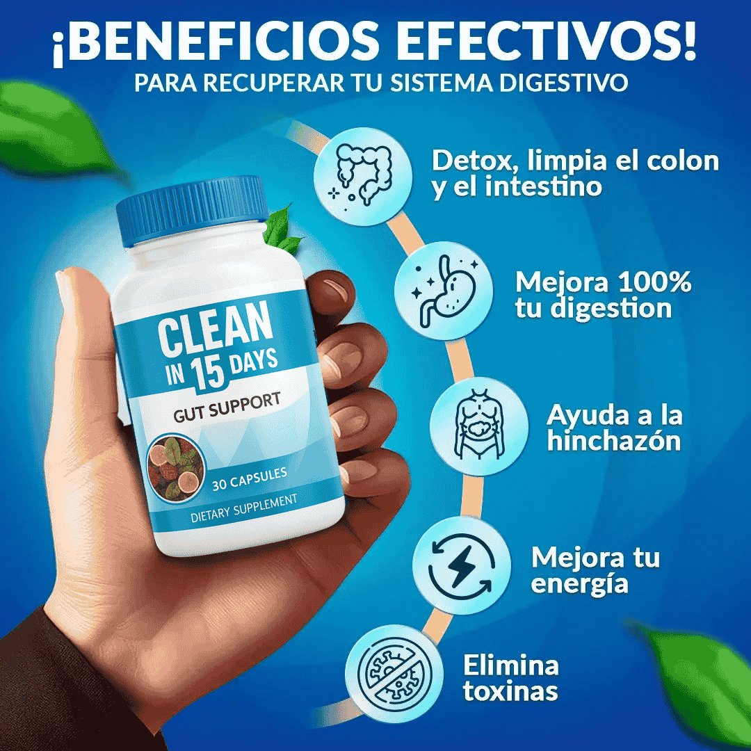 Clean15 Limpieza Completa Estomacal en 15 días
