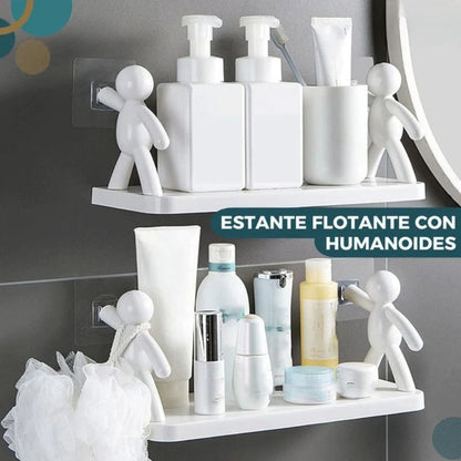 ESTANTE HUMANOIDE FLOTANTE: DISEÑO Y ORDEN 3X2