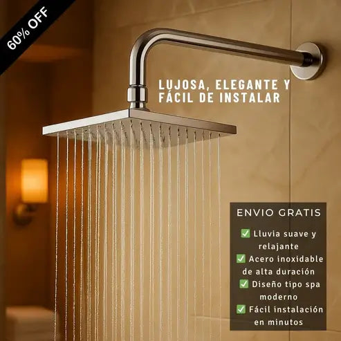 TRANSFORMA TU BAÑO CON LUJO Y EFICIENCIA CON LA REGADERA ISEO