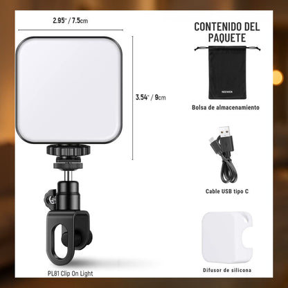 CLIP LED PARA CELULARES – CREA CONTENIDO PERFECTO AL INSTANTE