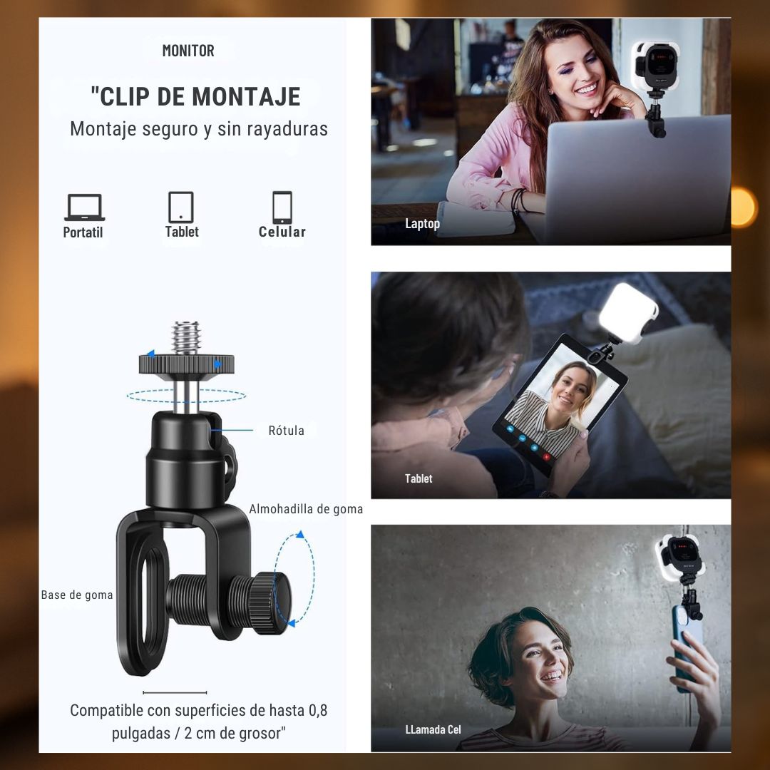CLIP LED PARA CELULARES – CREA CONTENIDO PERFECTO AL INSTANTE