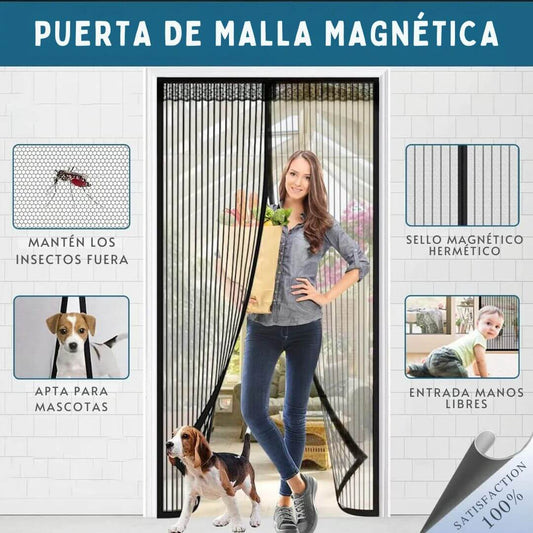 DI ADIÓS A LOS INSECTOS, SIN CERRAR LA PUERTA – MAGIC MESH® MAGNÉTICA