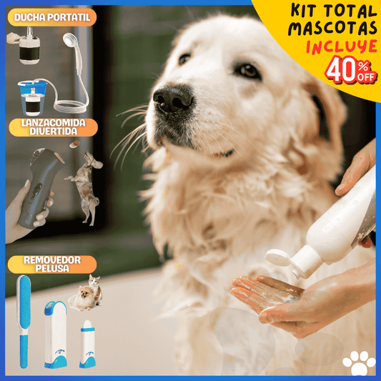 ¡EL KIT TOTAL MASCOTAS! BAÑOS SEGUROS Y DIVERTIDOS PARA TU PELUDO