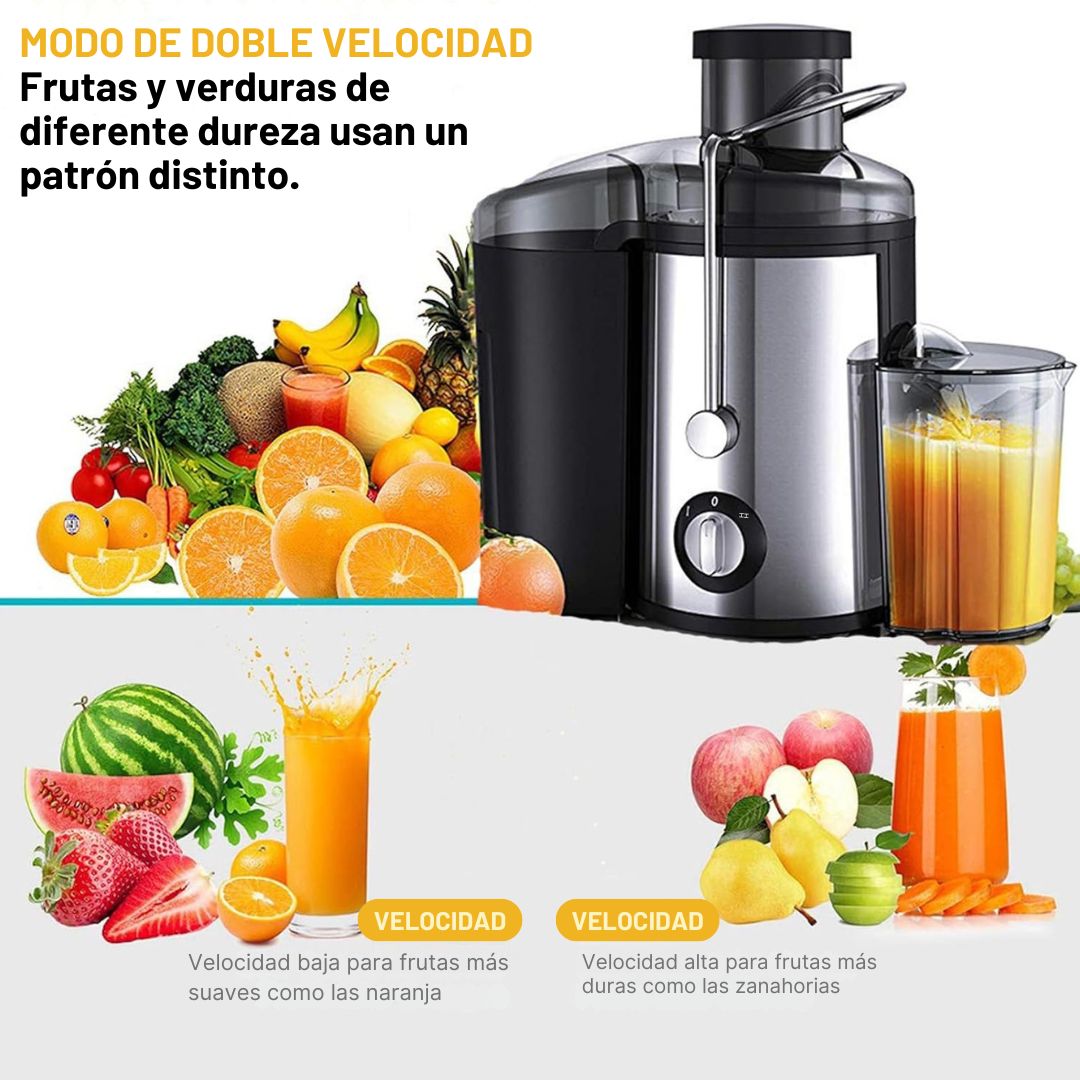 EXTRACTOR DE JUGOS AUTOMÁTICO: NUTRICIÓN EN SEGUNDOS