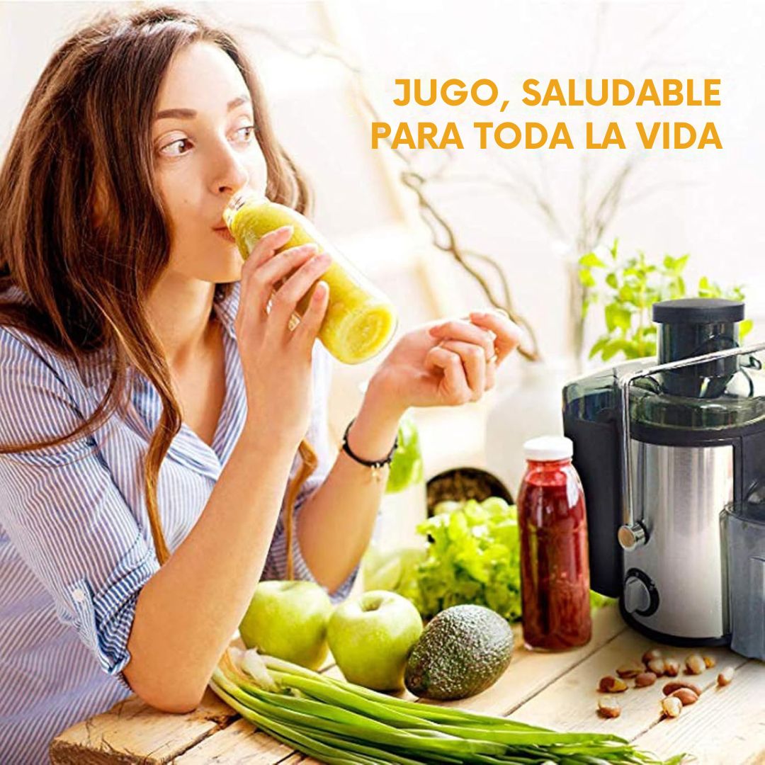 EXTRACTOR DE JUGOS AUTOMÁTICO: NUTRICIÓN EN SEGUNDOS