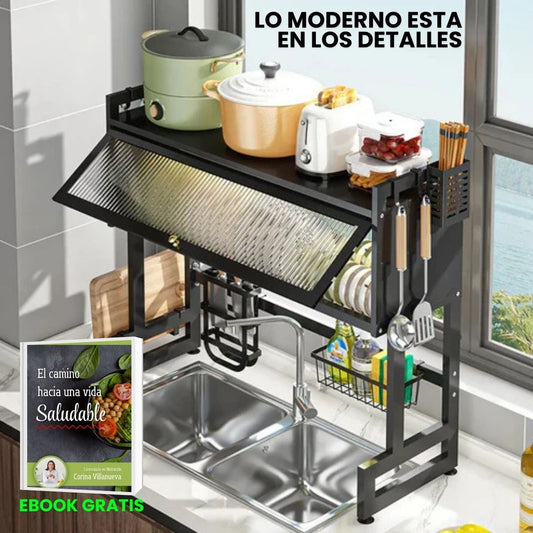 ESCURRIDOR DE PLATOS — SECADO RÁPIDO