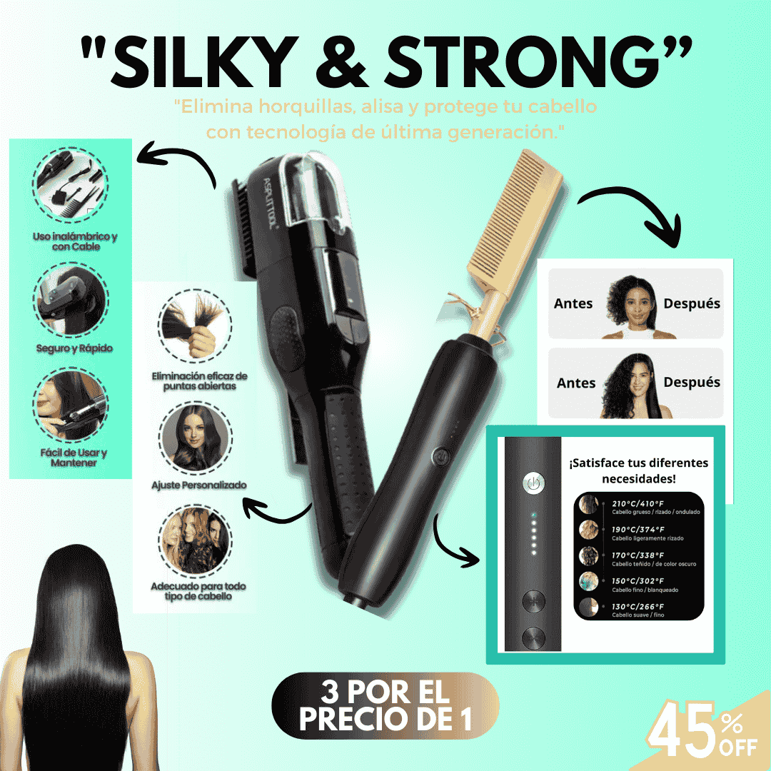 "SILKY & STRONG: EL KIT QUE TRANSFORMA TU CABELLO"