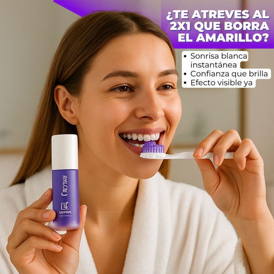NEOBLANQ™  SONRISA MÁS BLANCA EN 2 MINUTOS, SIN QUÍMICOS NI DAÑO
