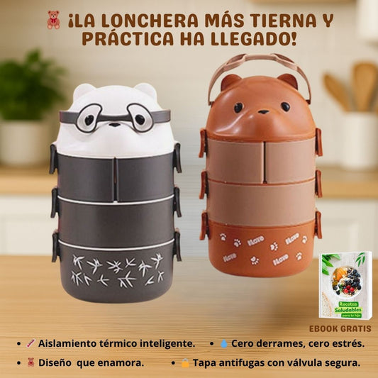 OSITO PARDO® LA LONCHERA QUE ABRAZA COMO UN OSO